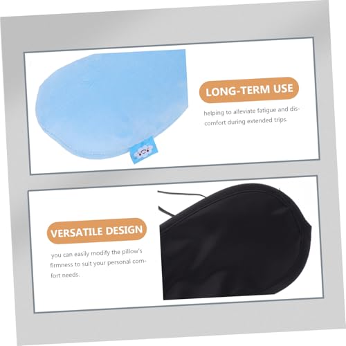 Almohada inflable de viaje ajustable 30x30x12 cm miniatura 3