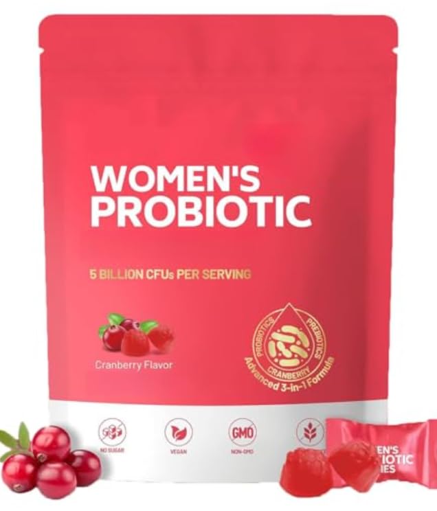Probiotiques pour femmes santé équilibre corporel vegan sans OGM
