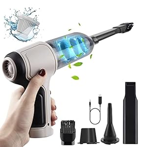 4In1 120W Draadloze Luchtblazer Handheld Draagbare Air Duster Mini 9000Pa Draadloze Auto Stofzuiger Cyclonic Zuig Thuis