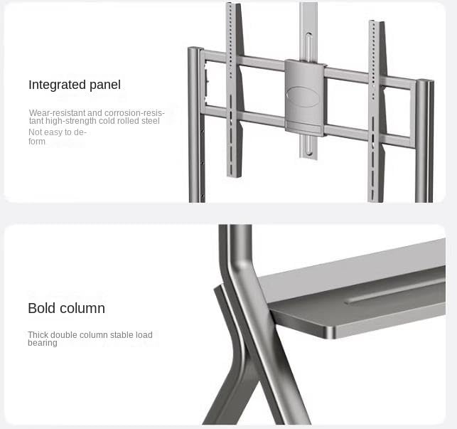 Soporte universal para TV rodante 55-100 pulgadas miniatura 3