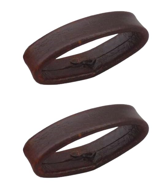 AROA Leather Brown Loop Watchband Retainer Replace Ring | Watches, Parts Accessories | Wristwatch Bands | Watch Leather Loop Runner For Men Women All Pack of 2 (Brown)