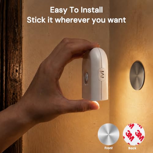 Image of L LOHAS LED Motion Sensor Night Light, Stair Lights Indoor, 3 Pack