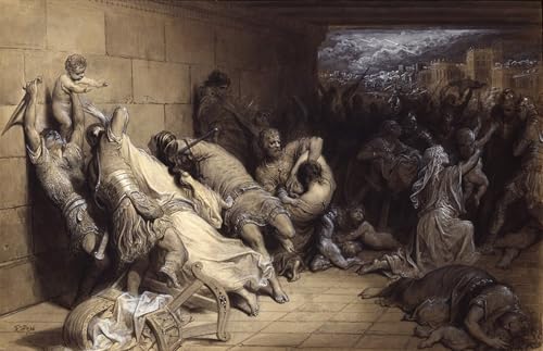 Affiche Le Massacre des Innocents de Gustave Doré pour Décoration Murale de Salon