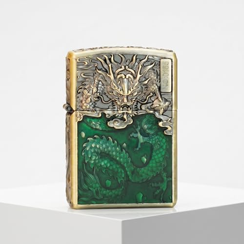Encendedor Vintage Dragón para Velas Recargable Azul miniatura 5