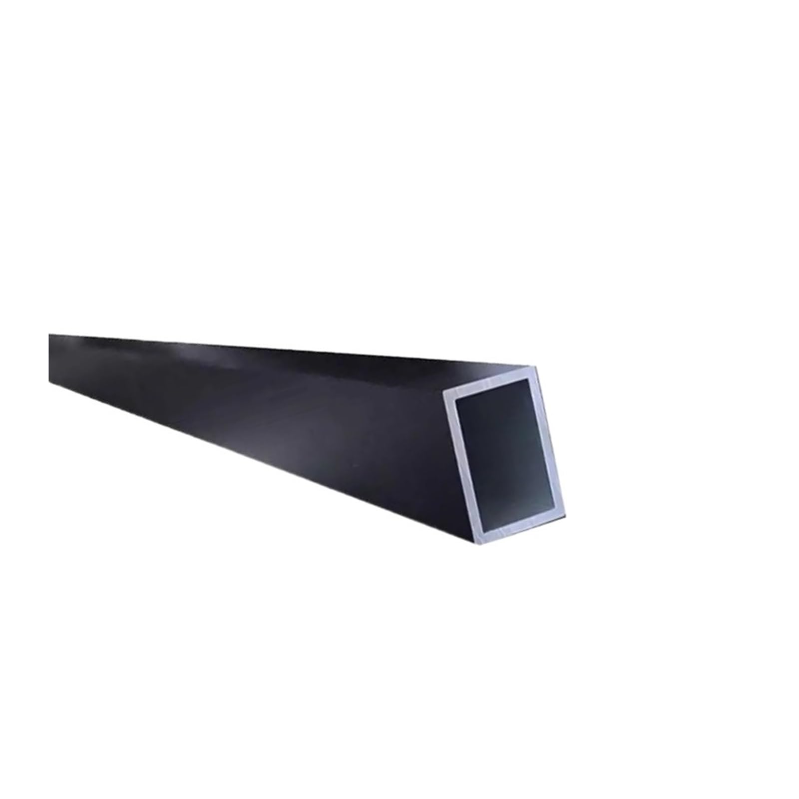 Perfil de tubo cuadrado de aluminio negro, ligero, resistente a la corrosión, 8x15, 10x20, 15x20, 20x40, 20x60mm, for marcos de puertas y ventanas