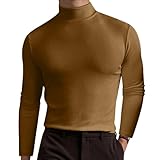 DUHGBNE Camiseta Interior termica Hombre Camisola Termica Térmica Color Carne Poliéster Transpirable Interior Sin Costuras Transpirable Y Ultraligera Camiseta Moto Hombre