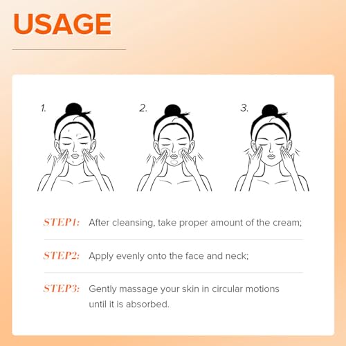 Vitamin C Moisturiser For Face Cream, Anti Aging & Wrinkle Day And Night Face Cream For Women & Men, Brighten & Even Skin Tone, Boost Skin Collagen, Reduce Fine Lines for Skin Care - Image 8