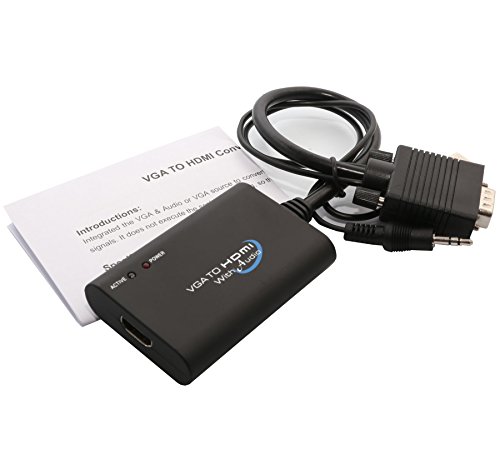 image for IOCrest 1080P VGA to HDMI Audio Video Cable Converter Active Output Ad