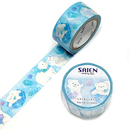 �J�~�C�\�Y��(Kamiiso) SAIEN �}�X�L���O�e�[�v ���낭�܃W���G���[ 20mm×7m UR-4046
