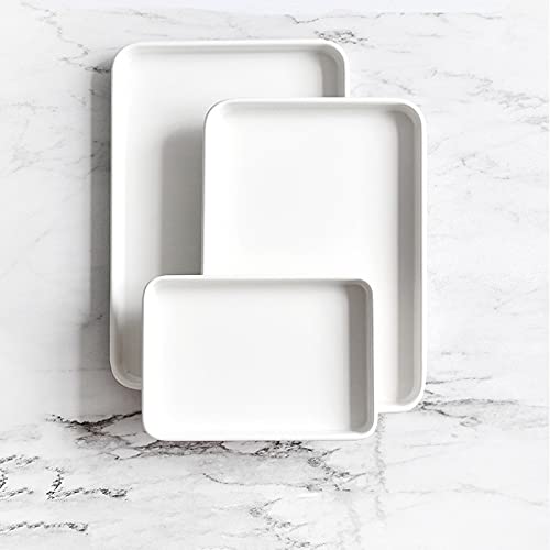 Baking-Sheets-Nonstick-Set-of-3-151395-Inch-Carbon-Steel-Cookie-Sheet-Pan-Toaster-Oven-Baking-Pans-Baking-Tray-Rimmed-Baking-Pan-Friend-gift-White