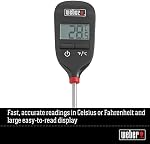 Weber Instant Read Thermometer, for Grilling, Oven, BBQing, Cooking (6750)