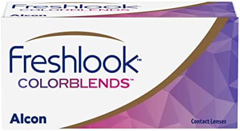 Freshlook Colorblends - Monthly Color Contact Lenses (-03.50, Pure Hazel, Pack of 2) | From Alcon