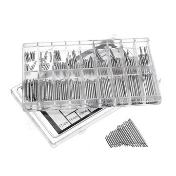 Generic 180Pcs 8-25Mm Spring Bars Strap Pin Repair Fix Kit for Watch Wrist Bands Strap Removal Tool