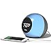 iHome Alarm Clock Radio with Bluetooth Speaker and Color Changing Lamp, USB Charging, and Speakerphone for Home, Office, or Dorm (IBT29BX6)