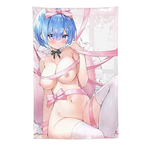 Re:ゼロから始める異世界生活 レム 大判 タペストリー 人気 映画 同人 アニメーション タペストリー 壁の装飾 可愛い 壁掛け 掛け軸 ぶら下がっている絵 家の装飾 布ポスター 150x230cm