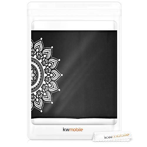 kwmobile Funda para Monitor de computadora Compatible con Apple iMac de 27 Pulgadas/iMac Pro de 27 Pulgadas, Cubierta para Monitor, Color Blanco y Negro