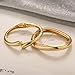 Zhuozatrfa Gold Bangle Bracelets Stack for Women Non Tarnish Stackable Waterproof Thick Trendy 2025 14k Gold Chunky Fashion Cuff Bangles Bracelet Jewelry Set(Style 10)