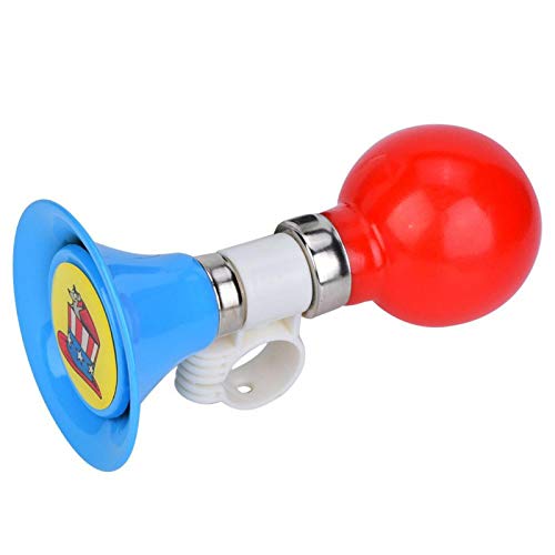 Campana de Bicicleta de Metal para Niños,Campana de Bocina de Bicicleta, Campana de Advertencia de bocina de Bicicleta para niños Ruidoso de Goma metálica Accesorio para niños y niñas(Azul)