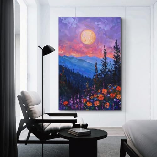 Pinturas de decoración para dormitorio en lienzo de 20x30" que amplían tus espacios 3