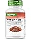 Roter Reis Extrakt - 365 Kapseln mit 2,95mg Monacolin K + Traubenkernpulver + L-Leucin – Ohne unerwünschte, hochdosiert, vegan