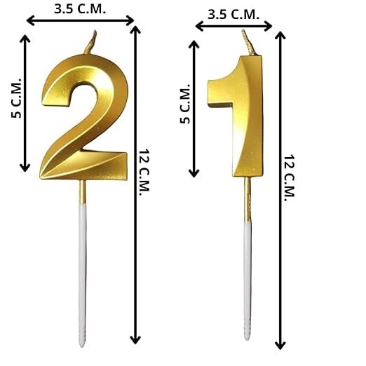 Image of ToyUniverse Number 21 Golden Candle