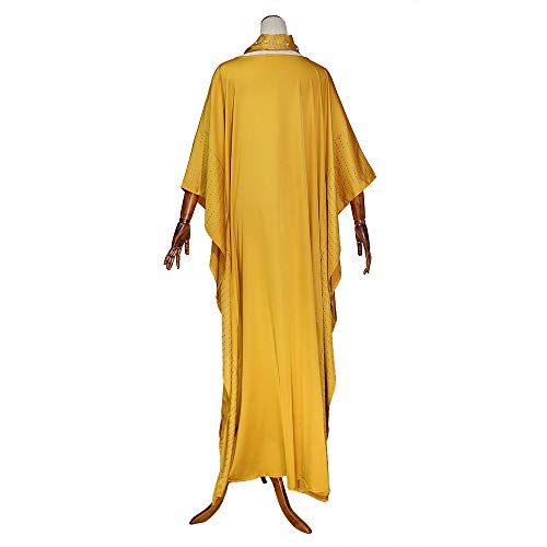 HD African Dresses for Women Fashion Beading Rhinestone Kaftan Maxi Dress4