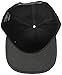 Buckle-Down Men's Snapback Hat - 1955-57 Chevrolet V Emblem Black/Silver Hat, Black, One Size Fits Most