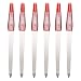 LUXXII 8 Pack Stainless Steel Sapphire Nail File, 3.5 Inch Metal Nail Files for Fingernails and Toenails, Professional Manicure Pedicure Tool, Travel Size Nail Shaper Buffer for Women Men