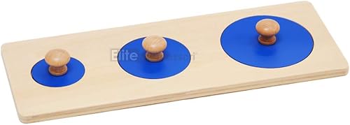 Elite Montessori Rompecabezas de madera geométrico de múltiples formas para niños pequeños, juguete sensorial preescolar, material de aprendizaje