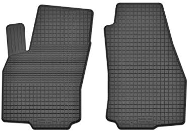 LAMPA Set Tappetini In Gomma Anteriori E Posteriori Per Fiat 500X (334) – Modello 24592, Nero
