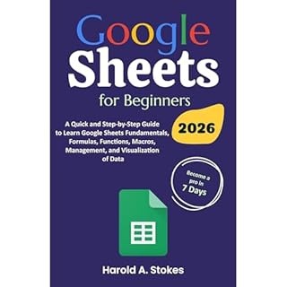 Google Sheets for Beginners Audiolibro Por Harold A. Stokes arte de portada