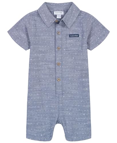 Image of Calvin Klein baby-boys Woven Romper
