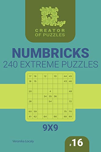 Creator of puzzles - Numbricks 240 Extreme (Volume 16)