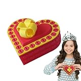 valentine heart boxes Perfect Gift Box for Special Occasions: Whether you're gifting it as a standalone present or using it to wrap another gift, this heart-shaped box makes a thoughtful and unique way to express love and affection. It's a perfect fit for birthdays, anniversaires, or holidays.