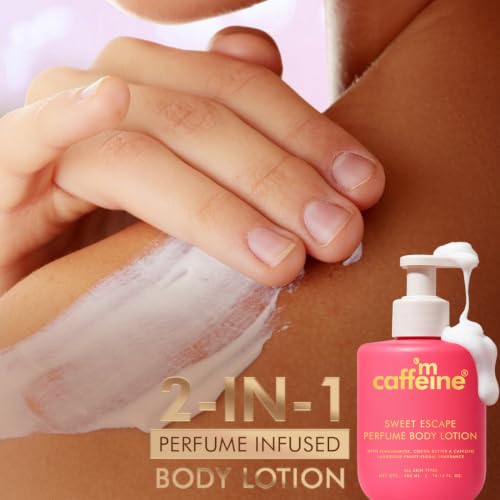 Image of mCaffeine Perfume Body Lotion Trio |Sweet Escape, Summer Breeze & By The Blues Body Lotion (900 ml)