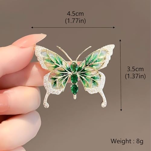 Image of HETICA Women Animal Floral Brooch Pin Accessory Perfect as a Gift for Anniversary Celebrations, Parties, Or Everyday Wear