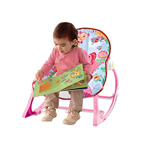 Cadeira de Descanso Musical FunTime New 18kgs Rosa-Maxi Baby