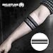 INKARTLINK Semi-Permanent Temporary Tattoos, Realistic Arm Tattoos, Waterproof and Non-reflective, Exquisite Packaging, Unique Design (Armband 1)