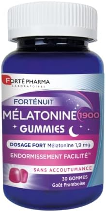 Forté Pharma Endormissement facilité Mélatonine 1900 Gummies 30 n...