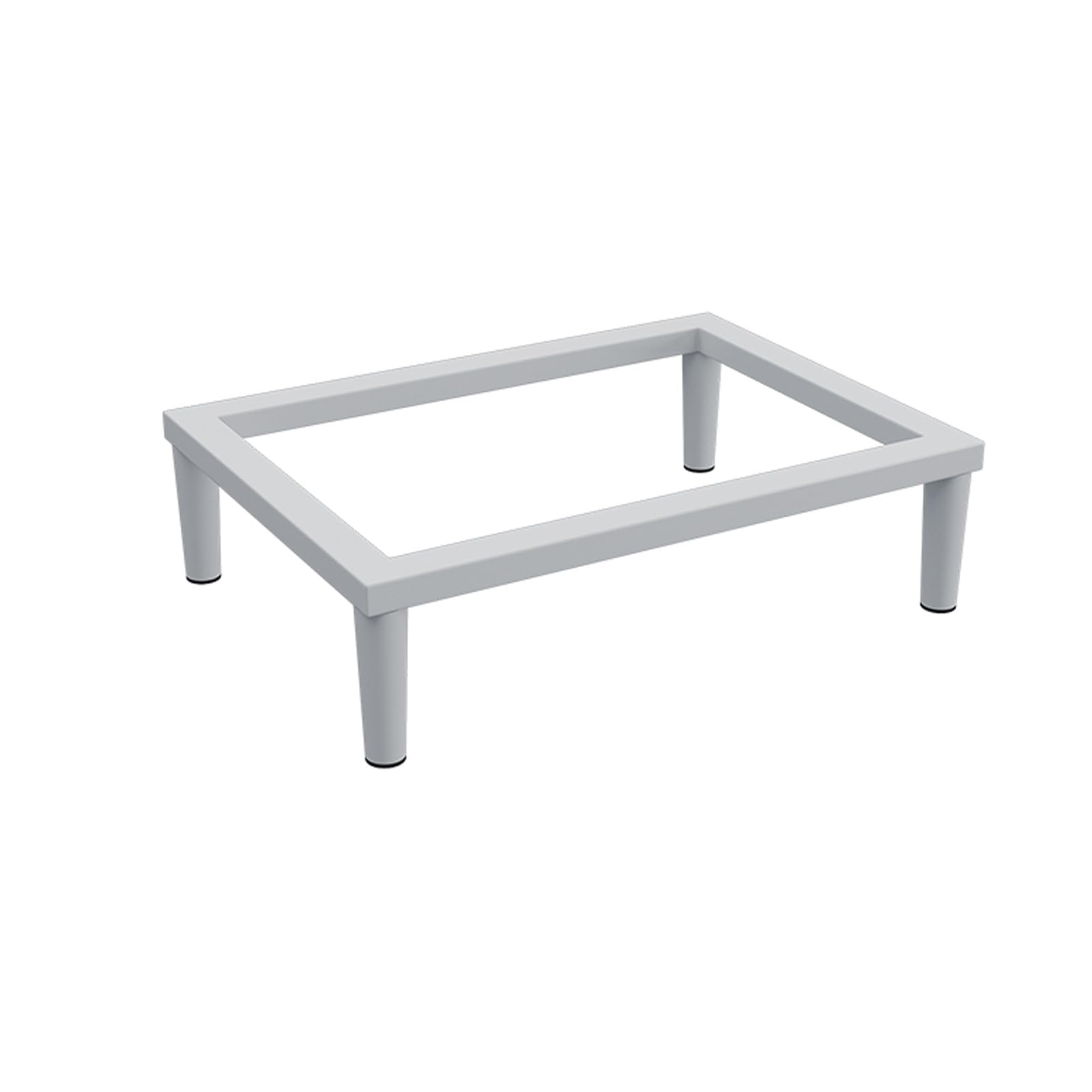 Gambe per mobili in Metallo Forme semplici Forte capacità di carico Ideale per tavoli Mobili Armadi Tavolini Bianco 55 cm/21,65 Pollici * 40 cm/15,74 Pollici * 25 cm/9,84 Pollici