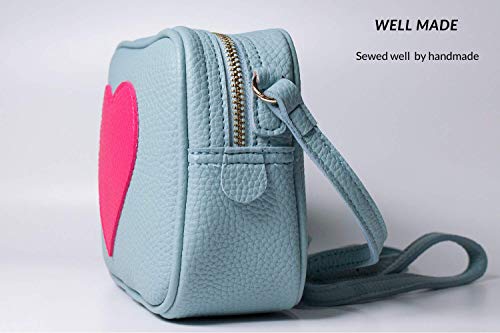 Lightweight Small Crossbody Purse Bag Leather with Tassel for Girls Women with Adjustable Straps Design in Italy4