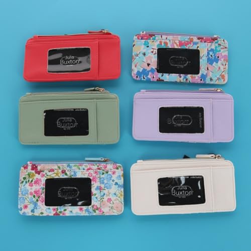 Julia Buxton Women's Vegan Leather Thin Card RFID Organizer Case4