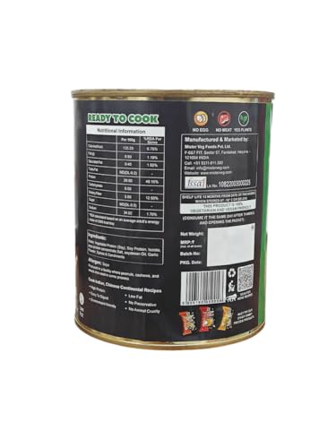 Image of MISTER VEG SOYA Chaap | High Protein Plant-Based SOYA Sticks | Ready to Cook Vegetarian Meat Alternative | Suitable for Tandoori, Curry & Grill Recipes | 500Gm - Pack of 1