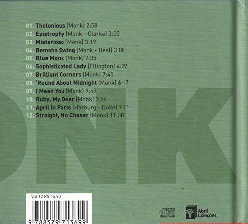 Livro + CD Mitos do Jazz - Thelonious Monk