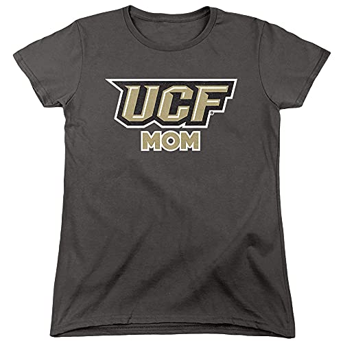 University of Central Florida UCF UCF Knights Official Mom Women's T Shirt,Charcoal, X-Large