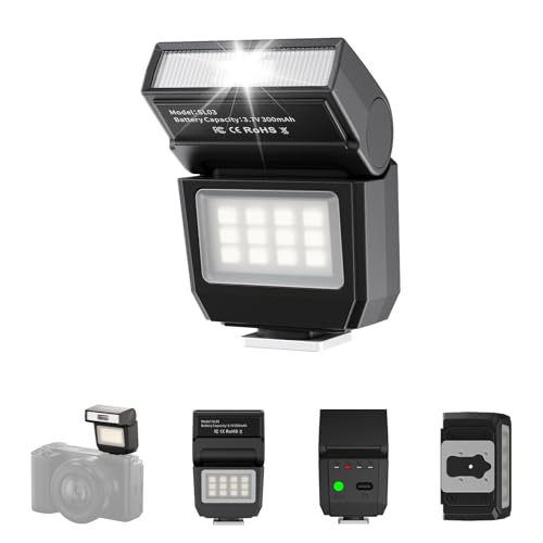 ULANZI SL03 Mini flash Speedlite per fotocamera, Flash macchina fotografica