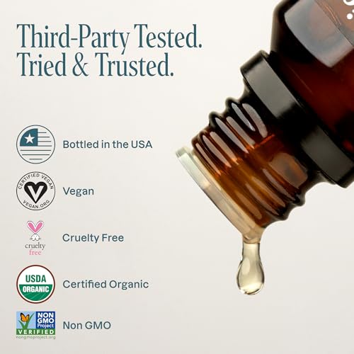 Image of Cliganic Organic Essential Oils Set for Home Diffuser, 100% Pure, Top 5