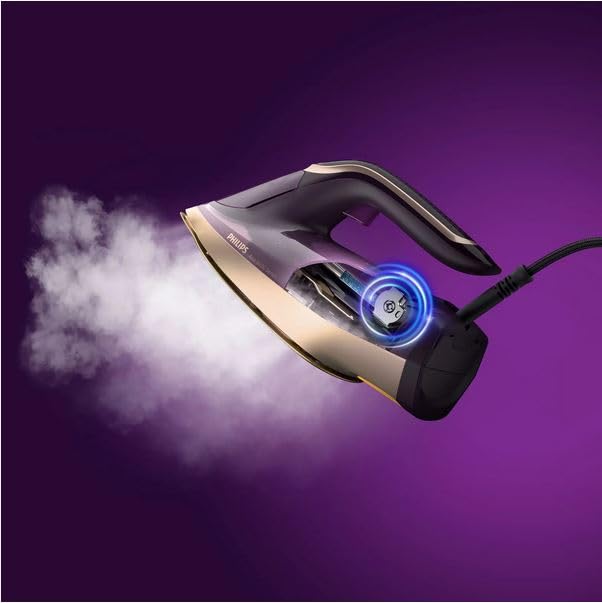 Image of Philips Steam Iron with Intelligent Steam and No Burns Guaranteed, Model DST8040 /30