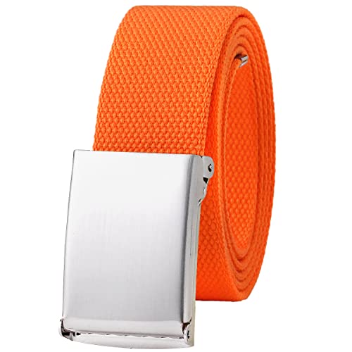 Image of Falari Canvas Web Belt Fully Adjustable Cut to Fit Golf Belt Flip Top Buckle