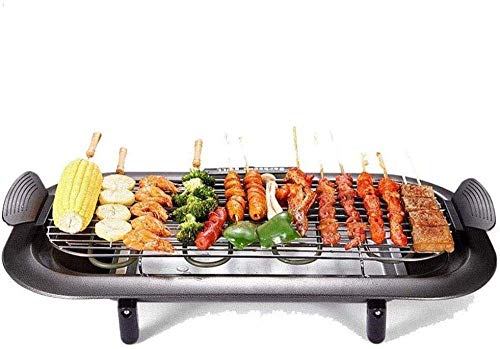 Innengrills, Elektrogrills Elektrogrill Indoor Antihaft Rauchfreie elektrische Teppanyaki, Tablett einstellbare Temperatur